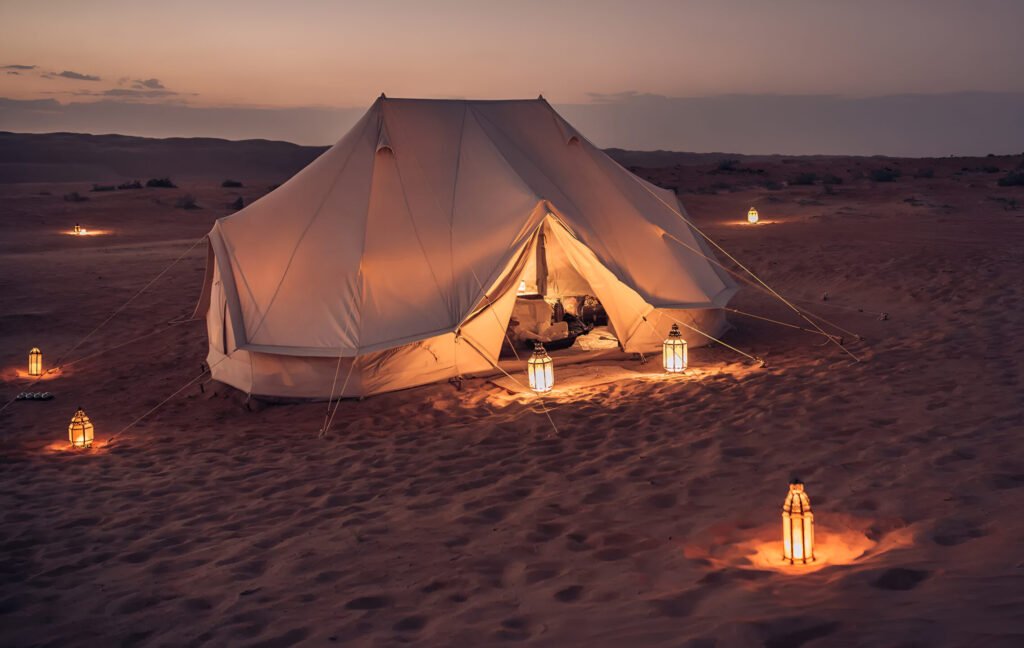 Night Stay In Desert