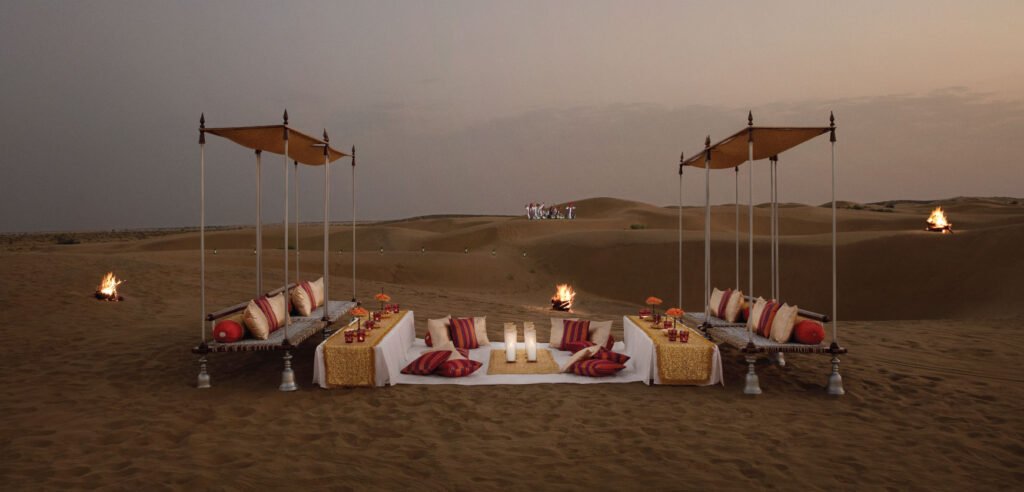 Dinner on Dunes in Jaisalmer